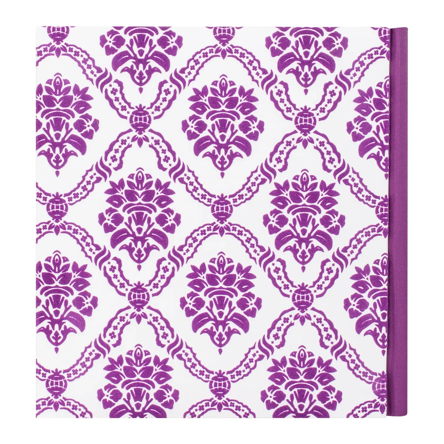 Fleur Pattern Flocked Memo Album