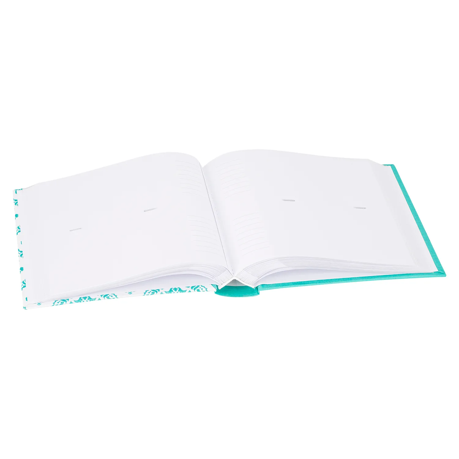 Fleur Pattern Flocked Memo Album