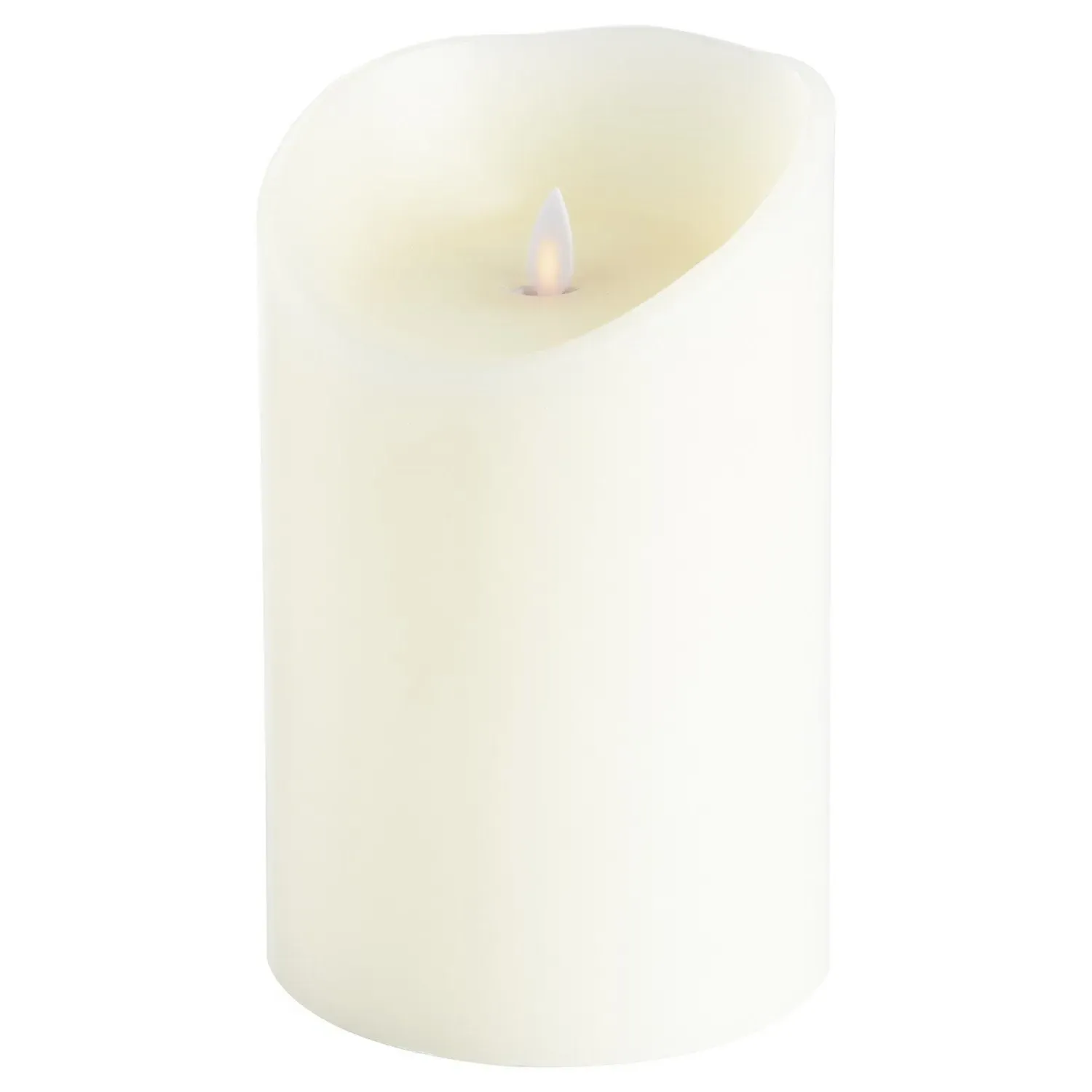 Flicker LED Candle 15cm - Neutral, Wax image