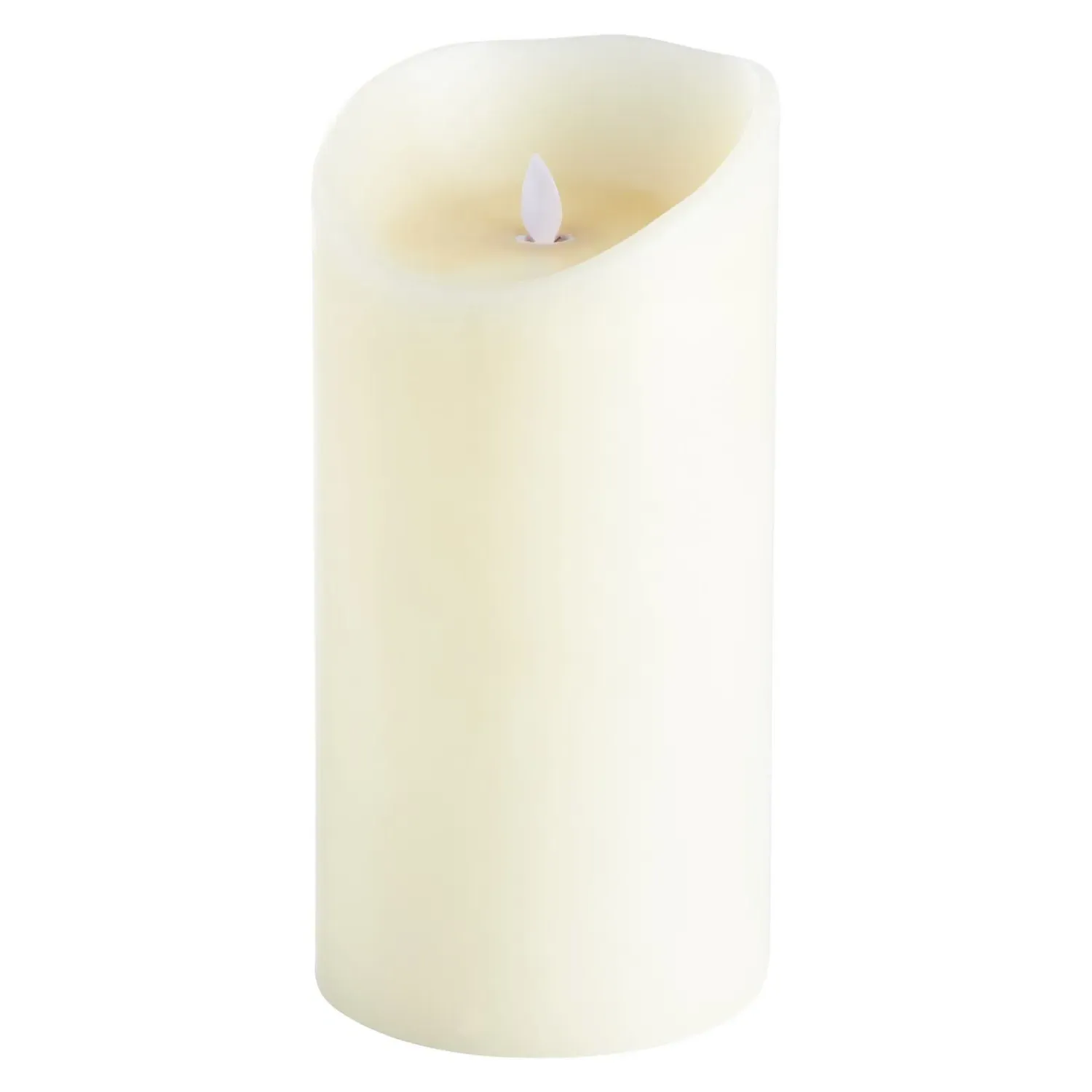 Flicker LED Candle 25cm - Neutral, Wax