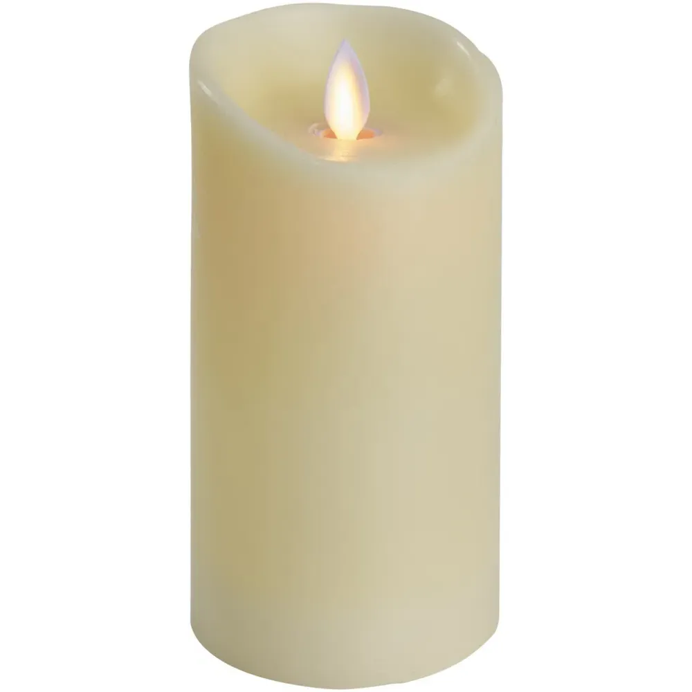 Flickering LED Candle - Cream