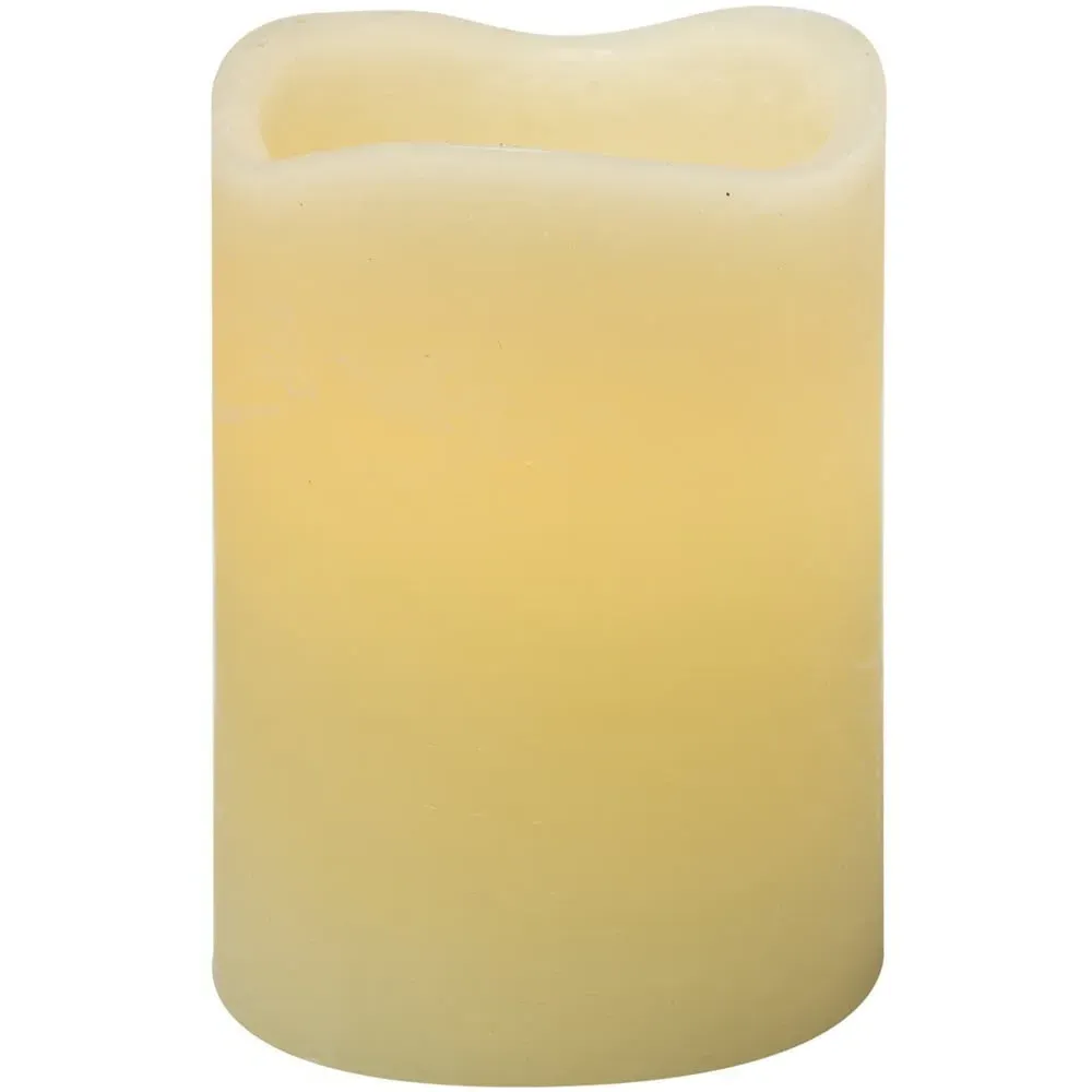 Flickering LED Candle - Cream image