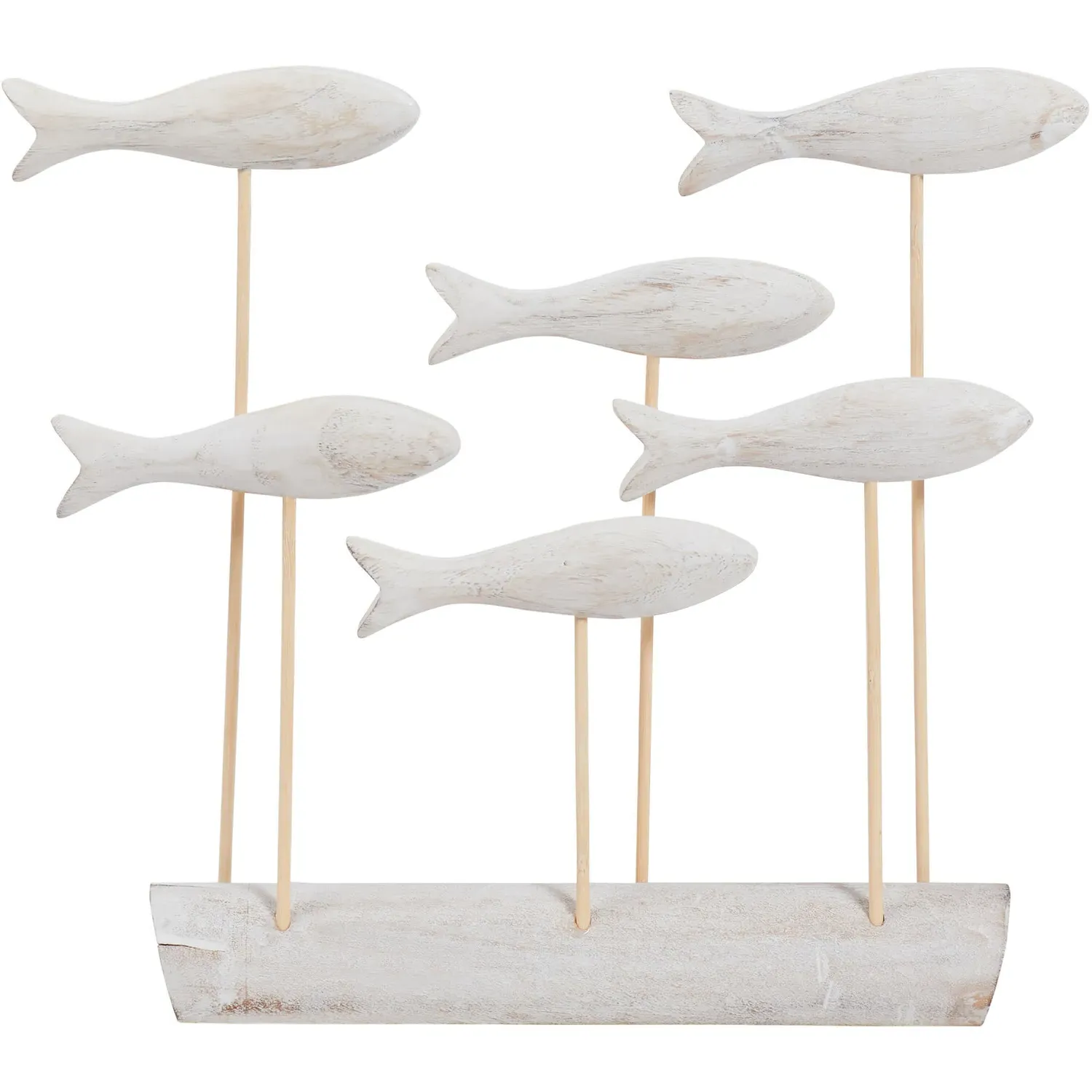 Floating Fish Ornament - White