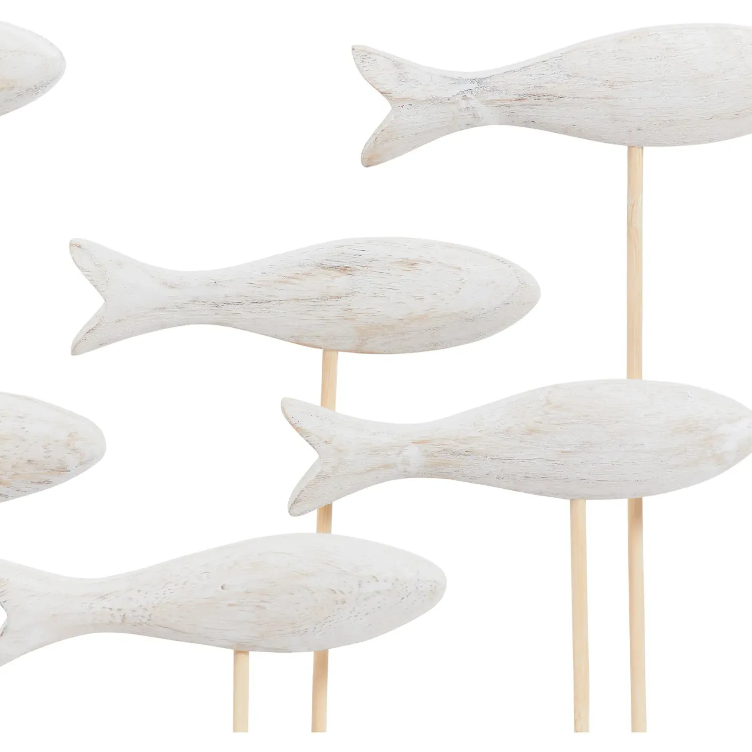 Floating Fish Ornament - White
