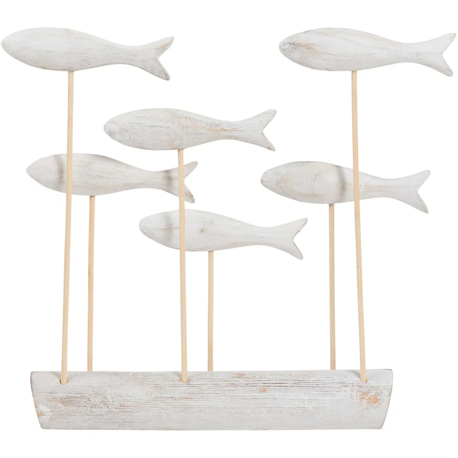 Floating Fish Ornament - White