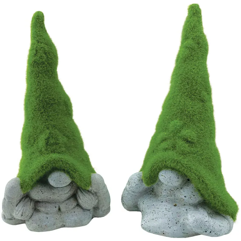 Flocked Gnome Ornament image