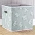 Floral Storage Cube - Green