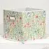 Floral Storage Cube - White