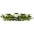 Floral Triple Candle Holder - Green