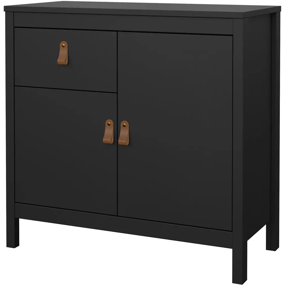 Florence Barcelona 2 Door Sideboard with Drawer - Black