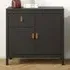 Florence Barcelona 2 Door Sideboard with Drawer - Black