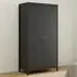 Florence Barcelona 2 Door Wardrobe - Black