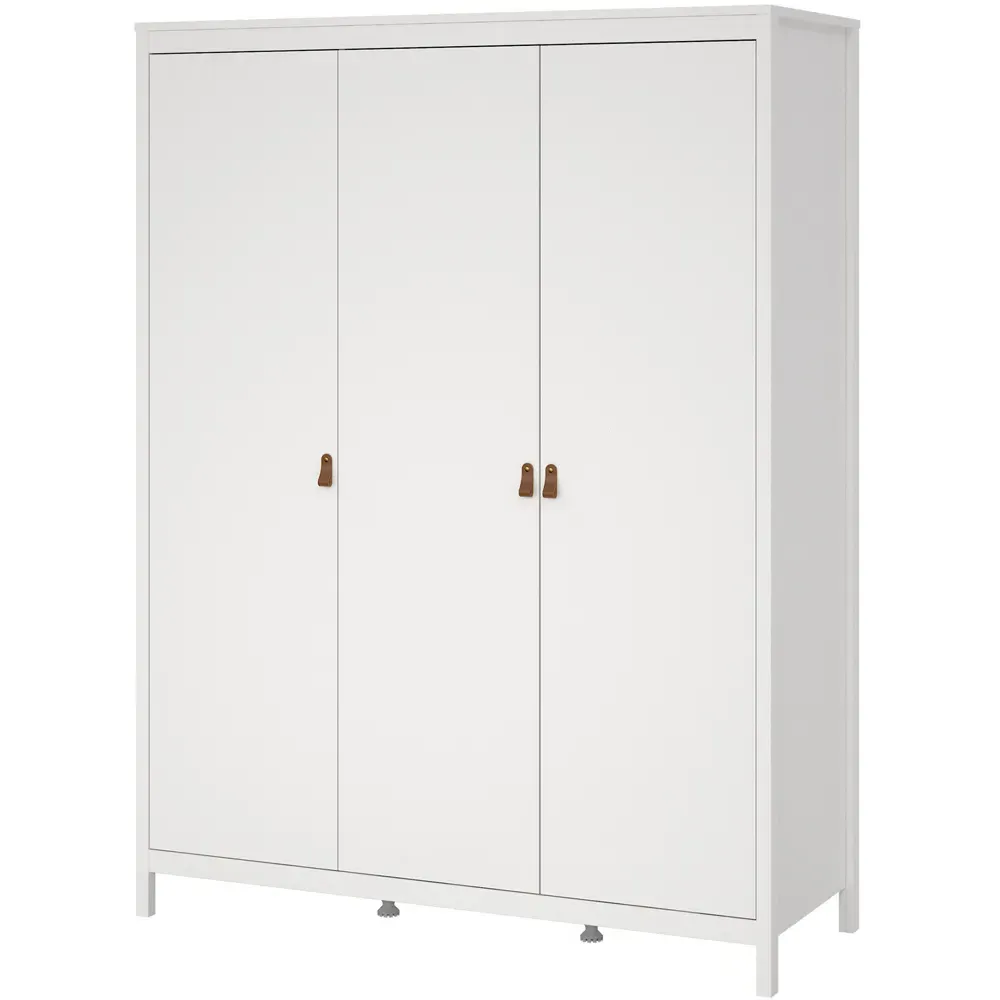 Florence Barcelona 3 Door Wardrobe - White
