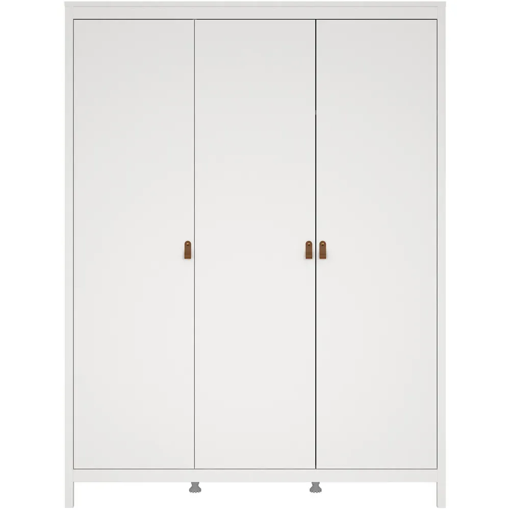 Florence Barcelona 3 Door Wardrobe - White