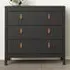 Florence Barcelona 3 Drawer Chest of Drawers - Black