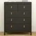 Florence Barcelona 5 Drawer Chest of Drawers - Black