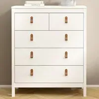 Florence Barcelona 5 Drawer Chest of Drawers - White
