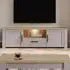 Florence Bohol 2 Door TV Unit with Drawer - Grey, Riviera Oak