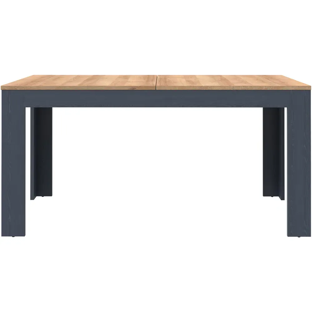 Florence Bohol 4-Seater Extendable Dining Table - Navy, Oak