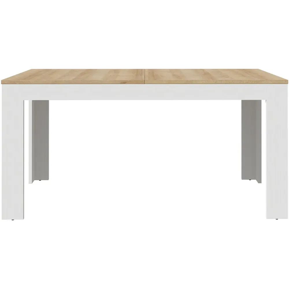 Florence Bohol 4-Seater Extendable Dining Table - White, Oak