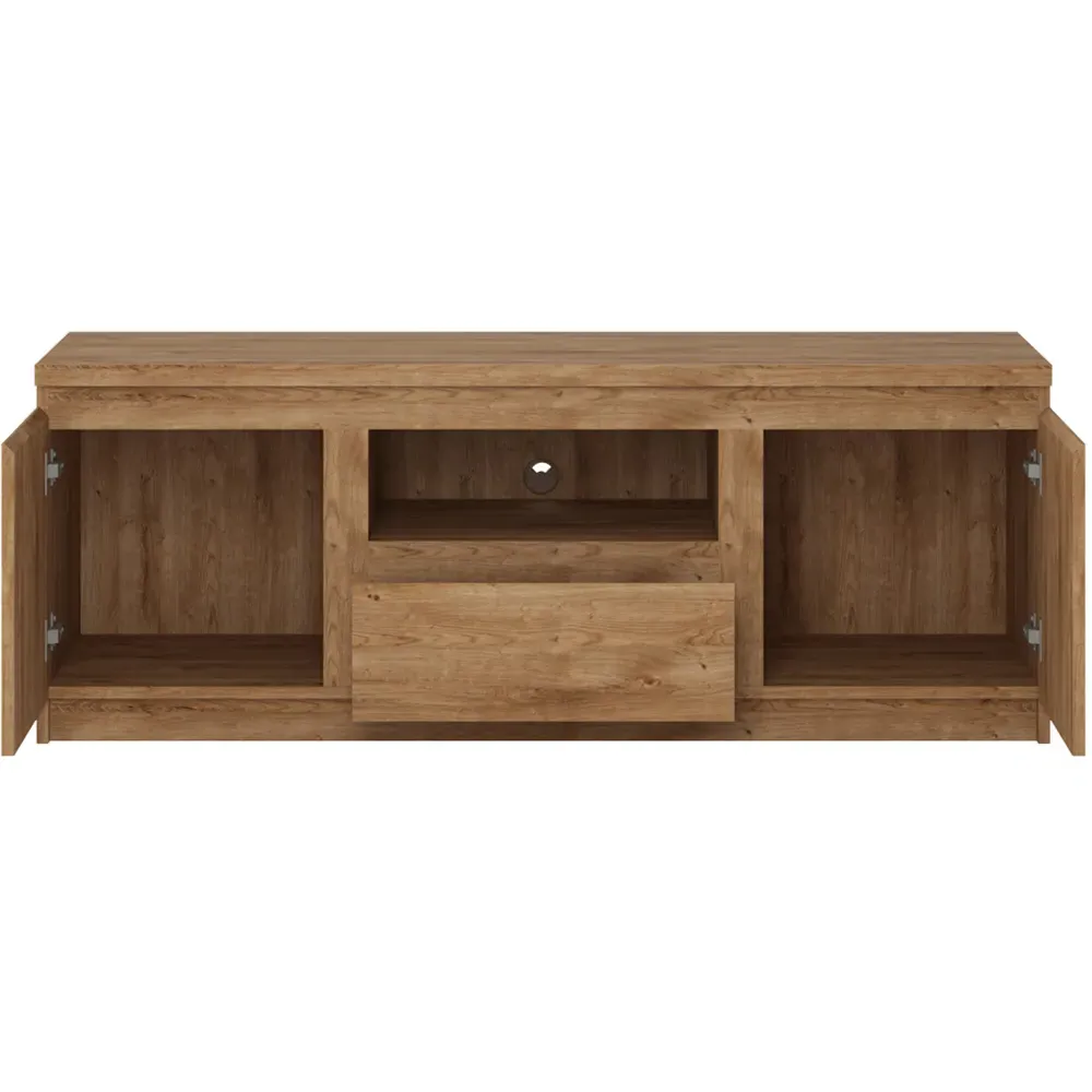 Florence Fribo 2 Door TV Cabinet with Drawer - Brown