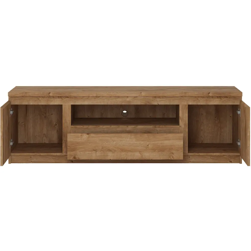 Florence Fribo 2 Door TV Cabinet with Drawer - Brown