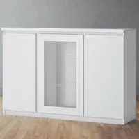 Florence Fribo 3 Door Sideboard - White