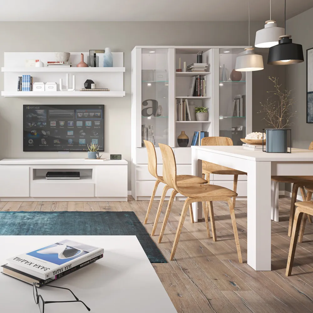 Florence Fribo Extending Dining Table - Alpine White