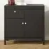 Florence Madrid 2 Door Sideboard with Drawer - Black