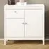 Florence Madrid 2 Door Sideboard with Drawer - White