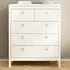 Florence Madrid 5 Drawer Chest of Drawers - White