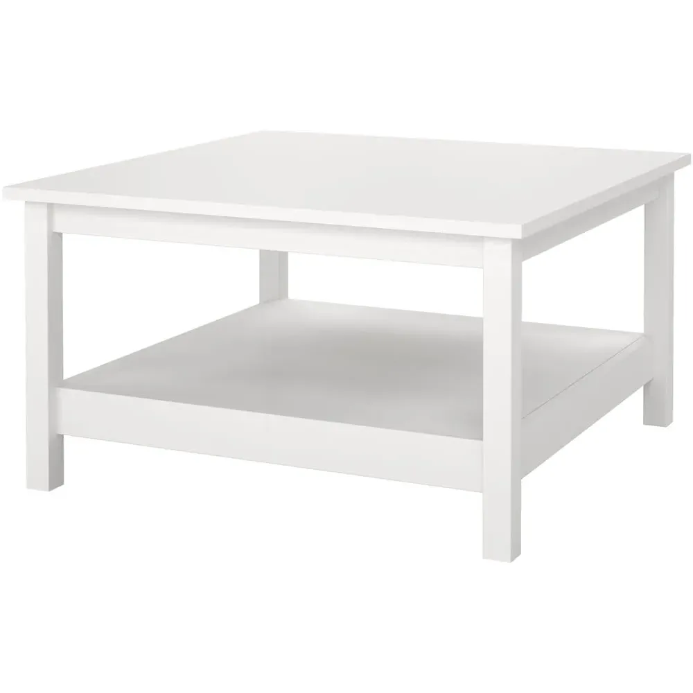 Florence Madrid Coffee Table with Storage - White