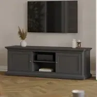 Florence Paris 2 Door TV Unit with Storage - Grey