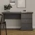 Florence Paris 3 Drawer Desk - Grey