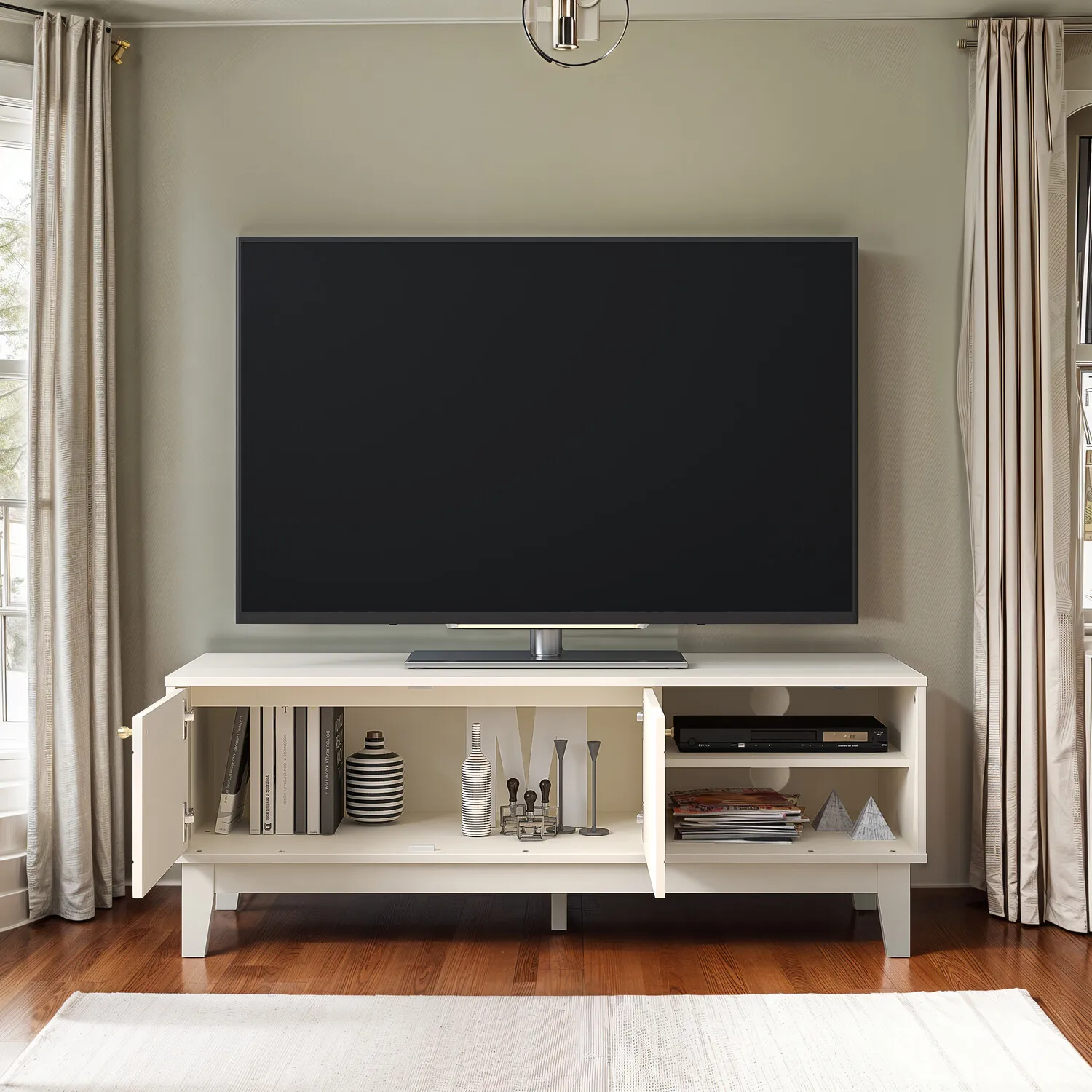 Florence TV Unit - Ivory