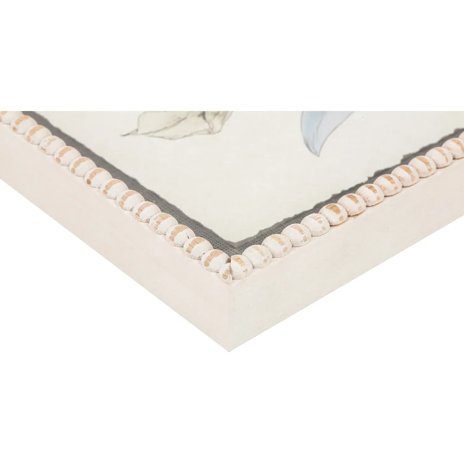 Flower Hand Sketch Effect Framed Art