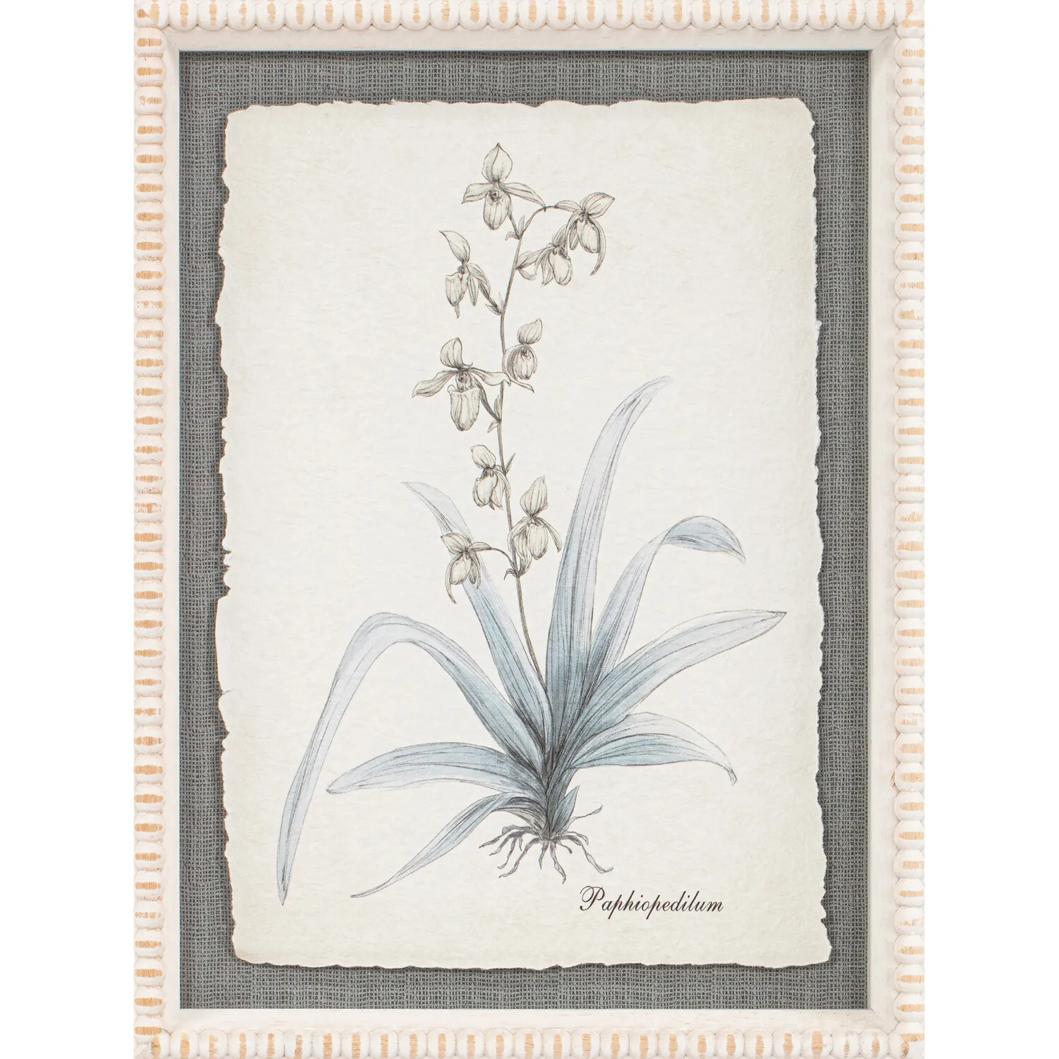 Flower Hand Sketch Effect Framed Art