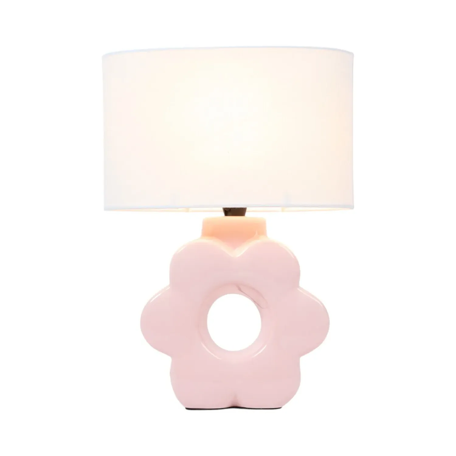 Flower Table Lamp - Pink