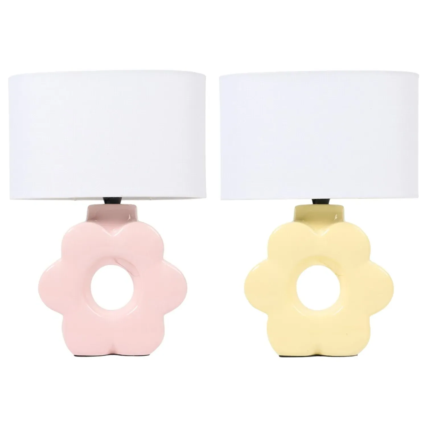 Flower Table Lamp - Pink image