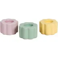 Flower Tealight Candle Holder - Pastel