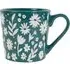 Flower Wax Resistant Mug - Emerald