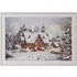 Foiled Snowy Cottage Framed Wall Art