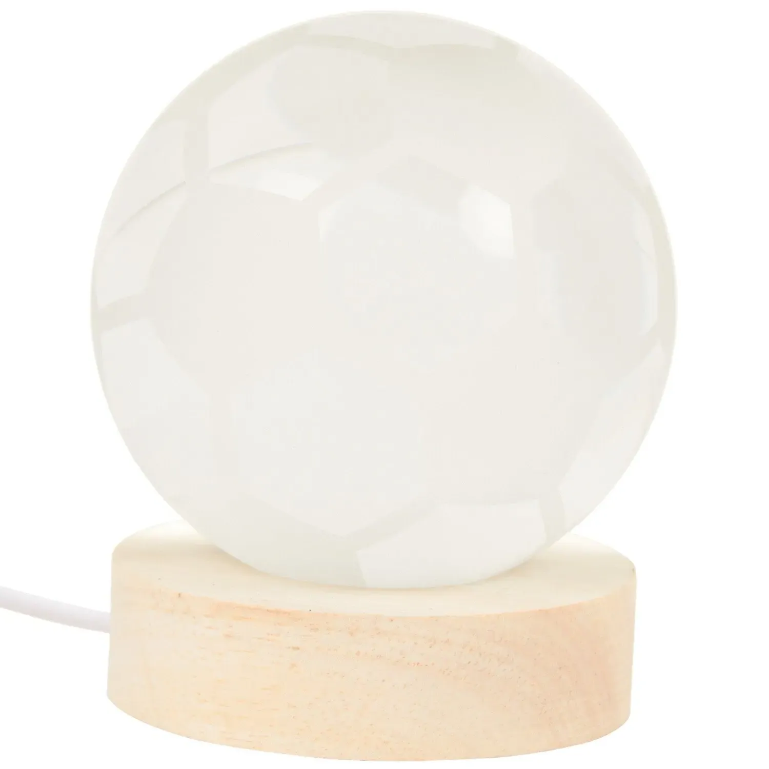 Football Glass Mini USB Light - White