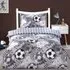 Football Single Duvet Cover Set - Grey