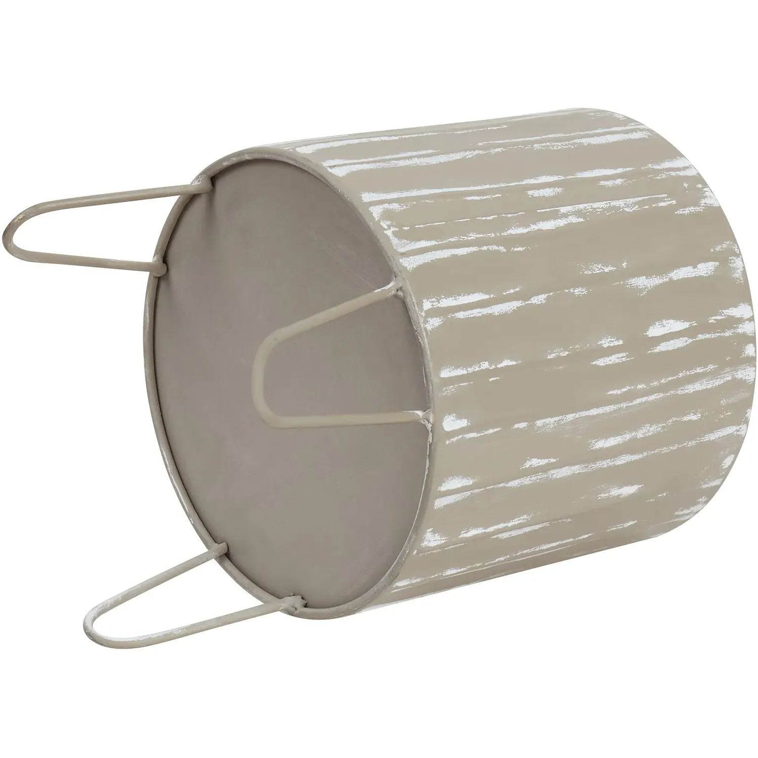 Footed Metal Planter on Legs - Taupe