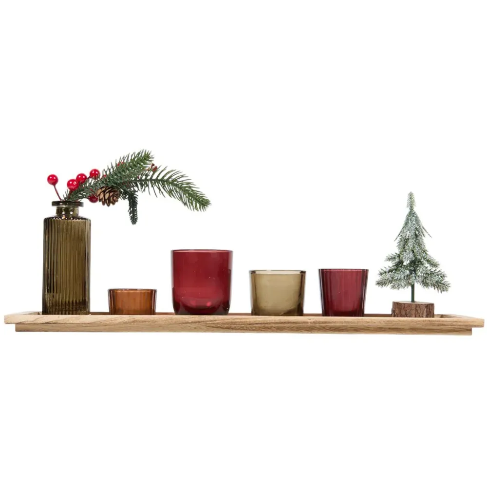 Forest Festive Candle Tray