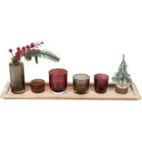Forest Festive Candle Tray