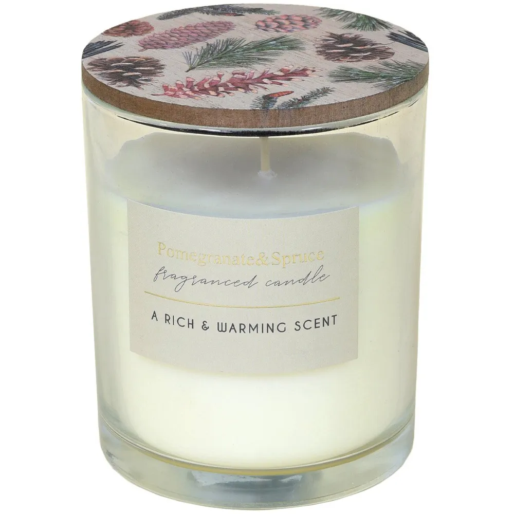 Forest Floor Lid Candle - White