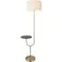 Forrest Floor Lamp with Table - Antique Brass