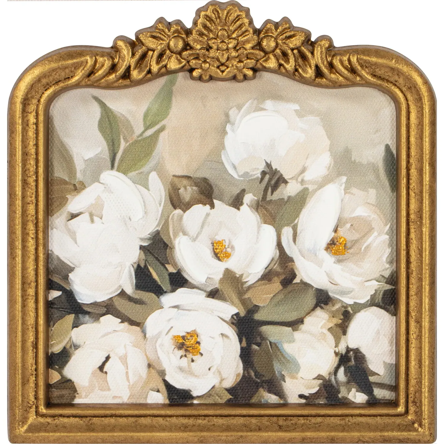 Framed Floral Hand Finished Art